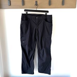 Arc’teryx Parapet Hiking Pants - Size 12 Black Stretch Outdoor Trail Pants